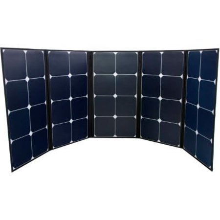 AIMS POWER AIMS Power, 130 Watt Port Foldable Solar Panel W/Built In Carrying Case Monocrystalline PV130CASE